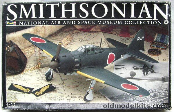 Revell 1/32 Mitsubishi A6M5 Zero-Sen - Smithsonian National Air And Space Musuem Issue, 4451 plastic model kit